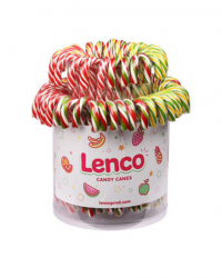 Карамель леденцовая Lenco "Трость" Ассорти 28гр, (1 шт)