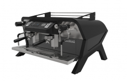 Кофемашина Sanremo F18 2 высокие гр. чёрная матовая